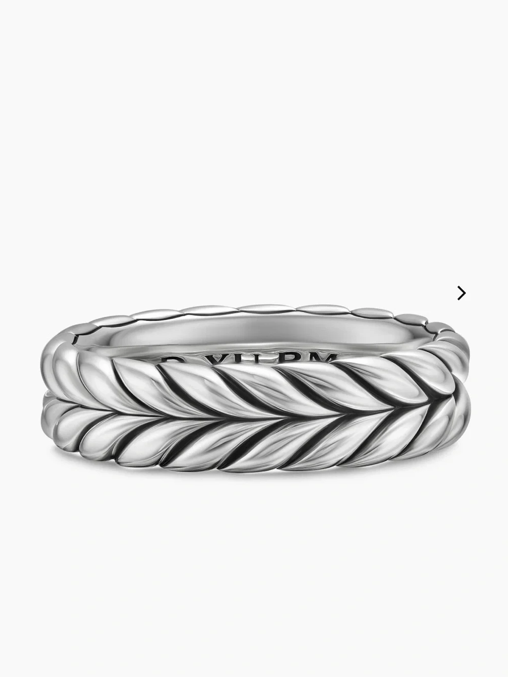 David yurman chevron band ring
